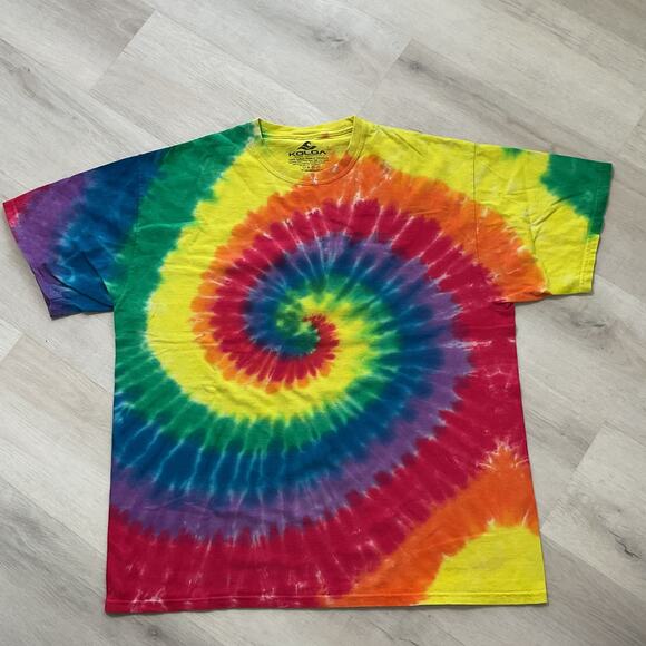 Koloa Surf Company Adult Tie Dye XL Tees lot of 2 - Picture 2 of 9